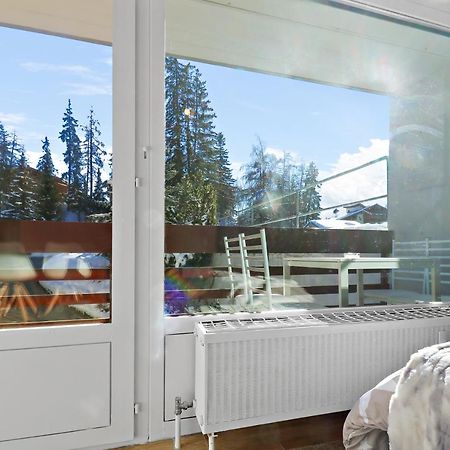 Appartement Cosy Et Renove Au Coeur De La Station Crans-Montana Bagian luar foto