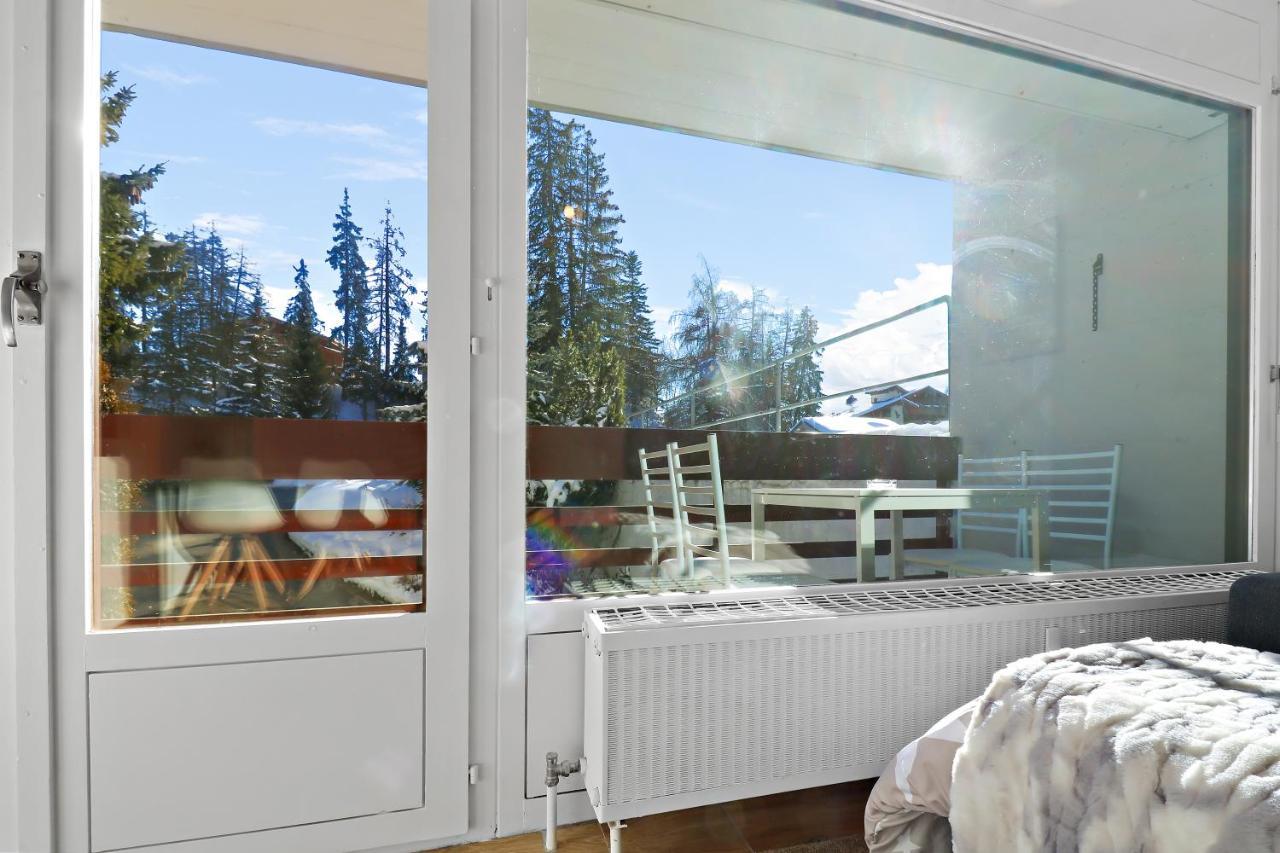 Appartement Cosy Et Renove Au Coeur De La Station Crans-Montana Bagian luar foto