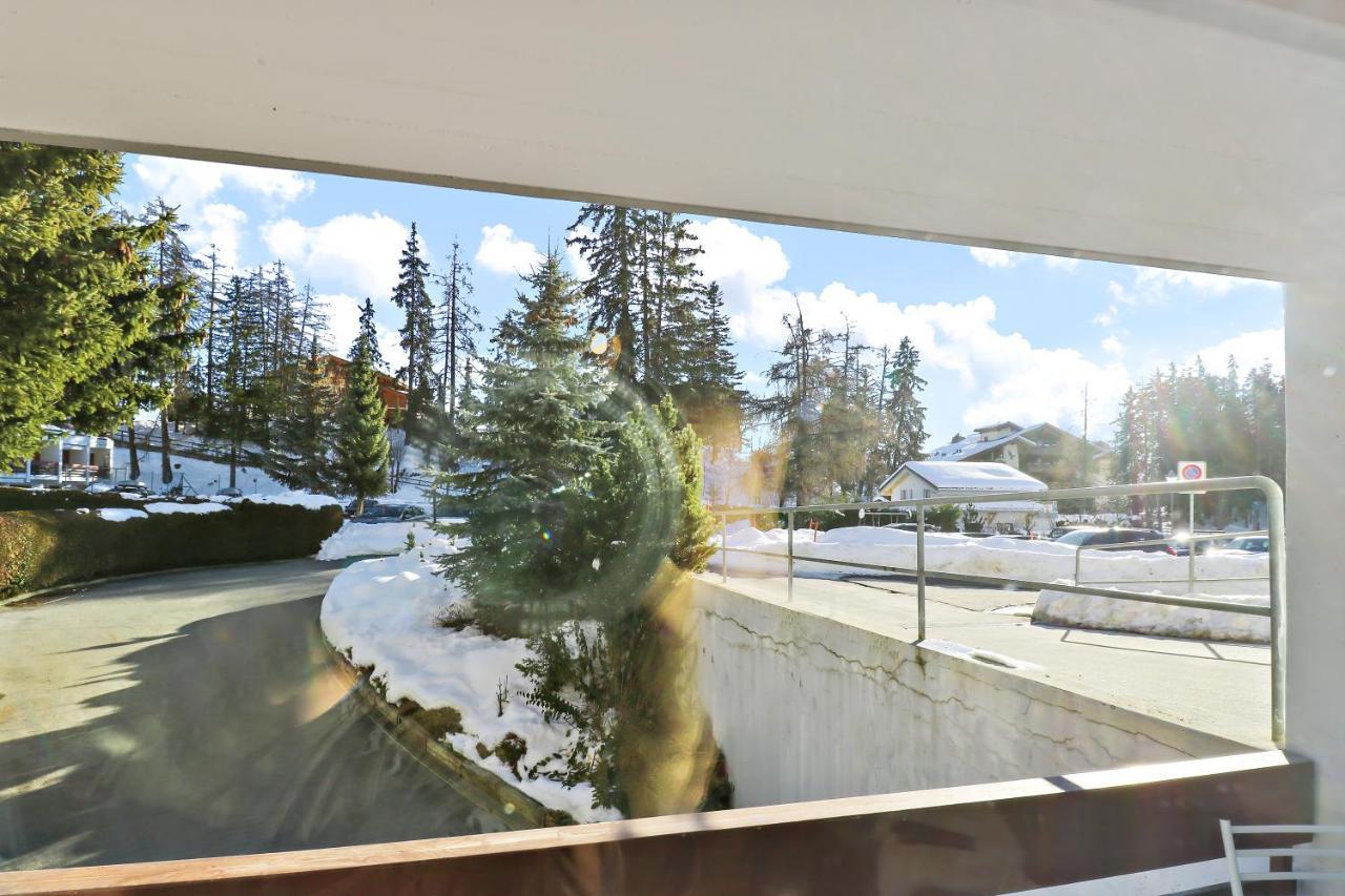 Appartement Cosy Et Renove Au Coeur De La Station Crans-Montana Bagian luar foto